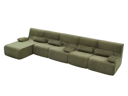Oversized Sectional Sofa, Living Room Seating With Modular Design