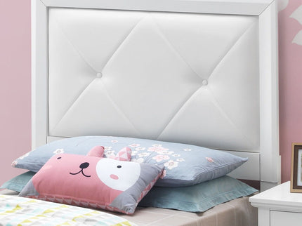 Padded Headboard Bed