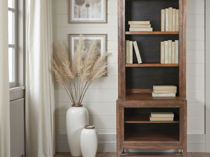 Bookcase Pier, 2 Tone - Brown
