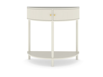 Demi Lune - Console Table With 2 Storage Drawers