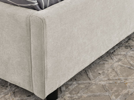Storage Upholstered Hydraulic Platform Bed With Integrated Headboard