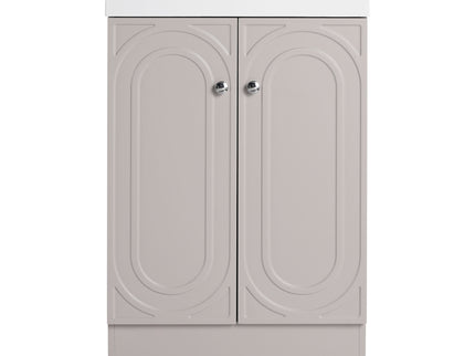 Contemporary Freestanding Bathroom Vanity With Resin Sink & Soft-Close Cabinet Doors