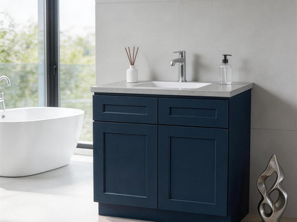 Shaker Base Cabinet With Soft-Close Hinges, Adjustable Shelf