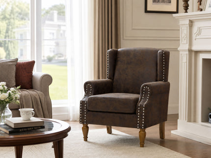 Decorative Chair With Stud Detailing