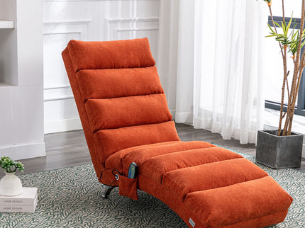 Massage Chaise Lounge Indoor With Remote Control, Ergonomic Electric Massage Lounger