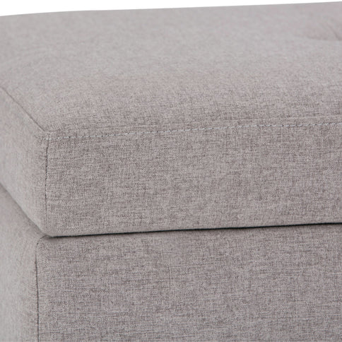 Oregon - Contemporary Storage Ottoman Bench With Tray