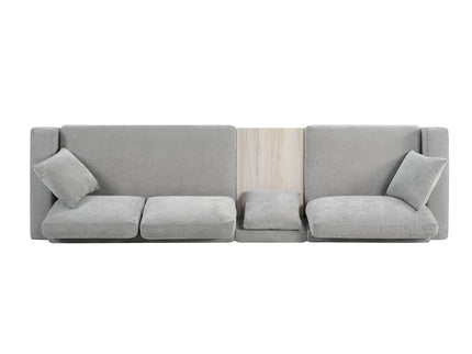 Modular Sofa Couch With Storage Armrest And Center Console