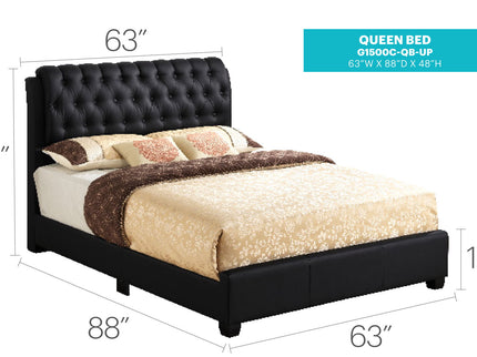 Tufted Upholstered Bed