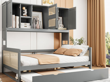 Daybed And All In One Cabinet And Shelf