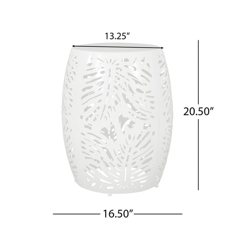 Modern Design Metal End Table, Large