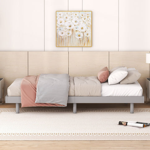 Modern Floating Platform Bed Frame