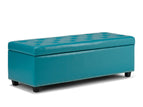 Light Blue / Faux Leather