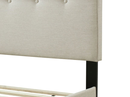 Upholstered Bed Compact With USB