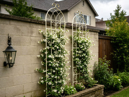 Metal Garden Rustproof Trellis For Climbing Plants Outdoor Flower Support