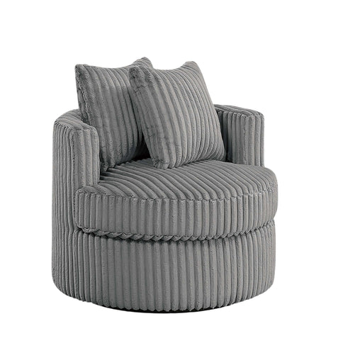 Swivel Upholstered Accent Chair For Living Room