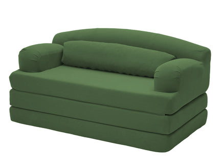 2 Seater Sofa Bed, Compact Foldable Floor Couch
