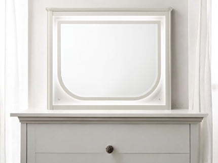 Laveda - Mirror With LED - White