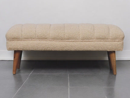 Puffer Bench - Beige