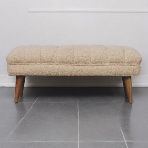 Puffer Bench - Beige