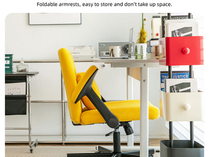 Criss Cross Armrest Office Chair With Wheels