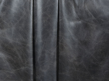 Piotr - Top Grain Leather Accent Chair With Swivel - Black