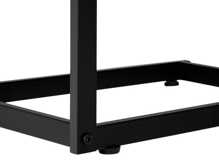 Accent Table, C - Shaped Contemporary Elegant Desig