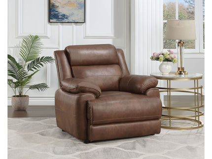 Worthington - Padded Arm Accent Chair - Dark Brown