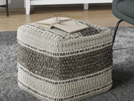 Grady - Handcrafted Square Pouf