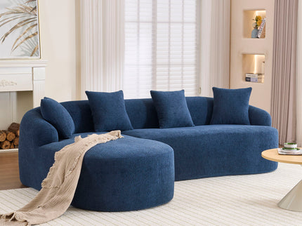 Combined Sofa With 4 Pillows