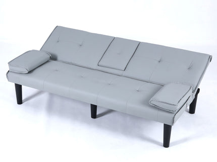 Sofa Bed With Foldable Design And Cup Holder