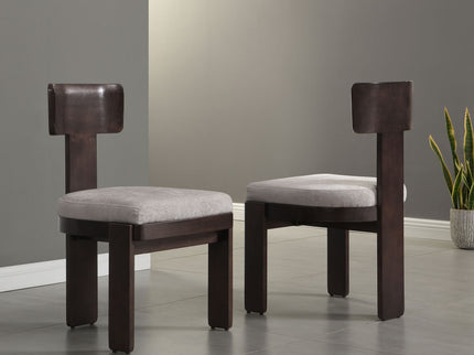 Upholstered Dining Fabric Side Chairs (Set of 2)
