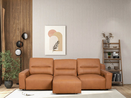 Grant - Triple Power Convertible Sofa - Cognac