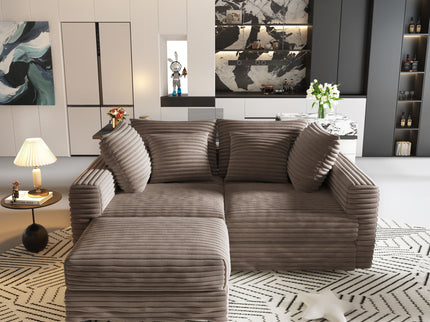 Modern Comfy Upholstered Sofa Cloud Couch & Deep Seat Couches