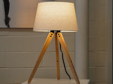 Decorative LED Desk Lamp, 3 Legged - Natural