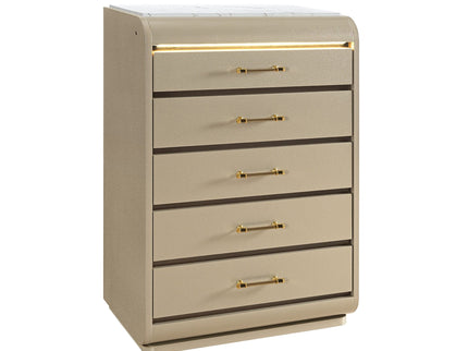 Gigi - 5 Piece Full Bedroom Set With LED Lights