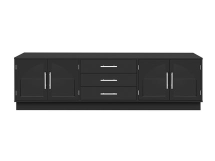 Modern Minimalist TV Stand, Entertainment Center Media Console Cabinet With Adjustable Shelves For Living Room