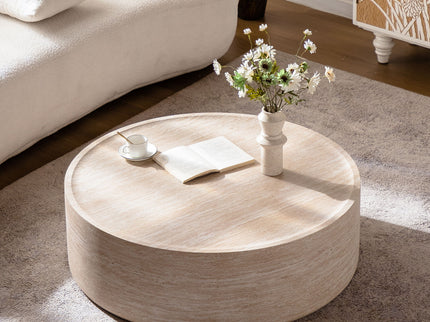 Round Coffee Table For Living Room - Amber