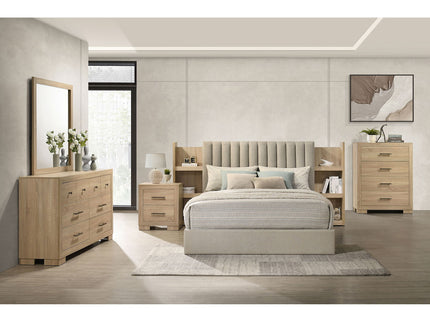 Merritt - 2 Drawer Nightstand - Light Oak