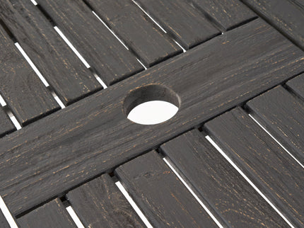 Outdoor Expandable Dining Table With Square Legs
