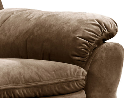 Electric Recliner Chair With USB Port And Gentle Lumbar Massage - Brown