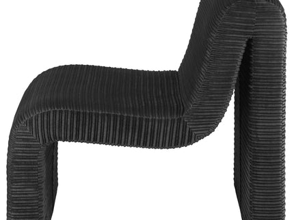 Winne - Curved Armless Accent Chair