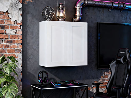 Shaker Wall Cabinet With Soft-Close Doors, Adjustable Shelves