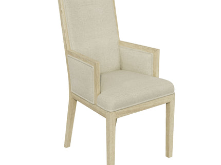 Adeline - Upholstered Arm Chair - Natural Wood Wash