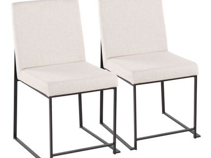 Fuji - Contemporary Modern Elegance With High Back Dining Chair (Set of 2)