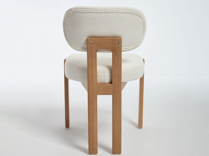 Dining Chairs With Ergonomic Backrest And Adjustable Feet (Set of 2)