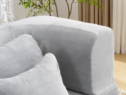 Modern Floor Sofa With 4 Pillows
