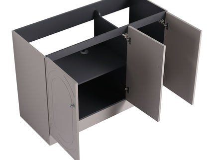 Contemporary Freestanding Bathroom Vanity With Resin Sink & Soft-Close Cabinet Doors