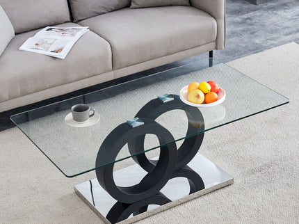 Minimalist Coffee Table - Black