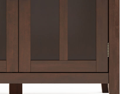 Artisan - Handcrafted Wide 4 Door Storage Cabinet