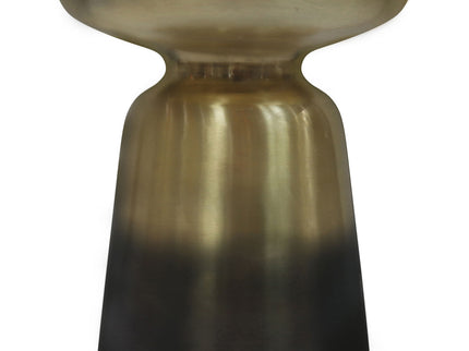 Toby - Metal Accent Table - Gold / Black Ombre